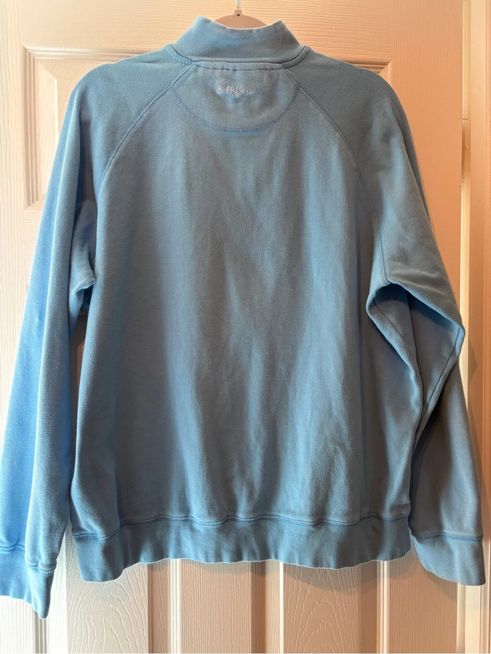 Bobby Jones Powder Blue Half-Zip Sweater